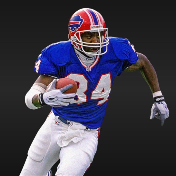 Buffalo Bills Thurman Thomas Vintage T-Shirt Men's / Unisex L " Thurmanator" - Picture 3 of 8